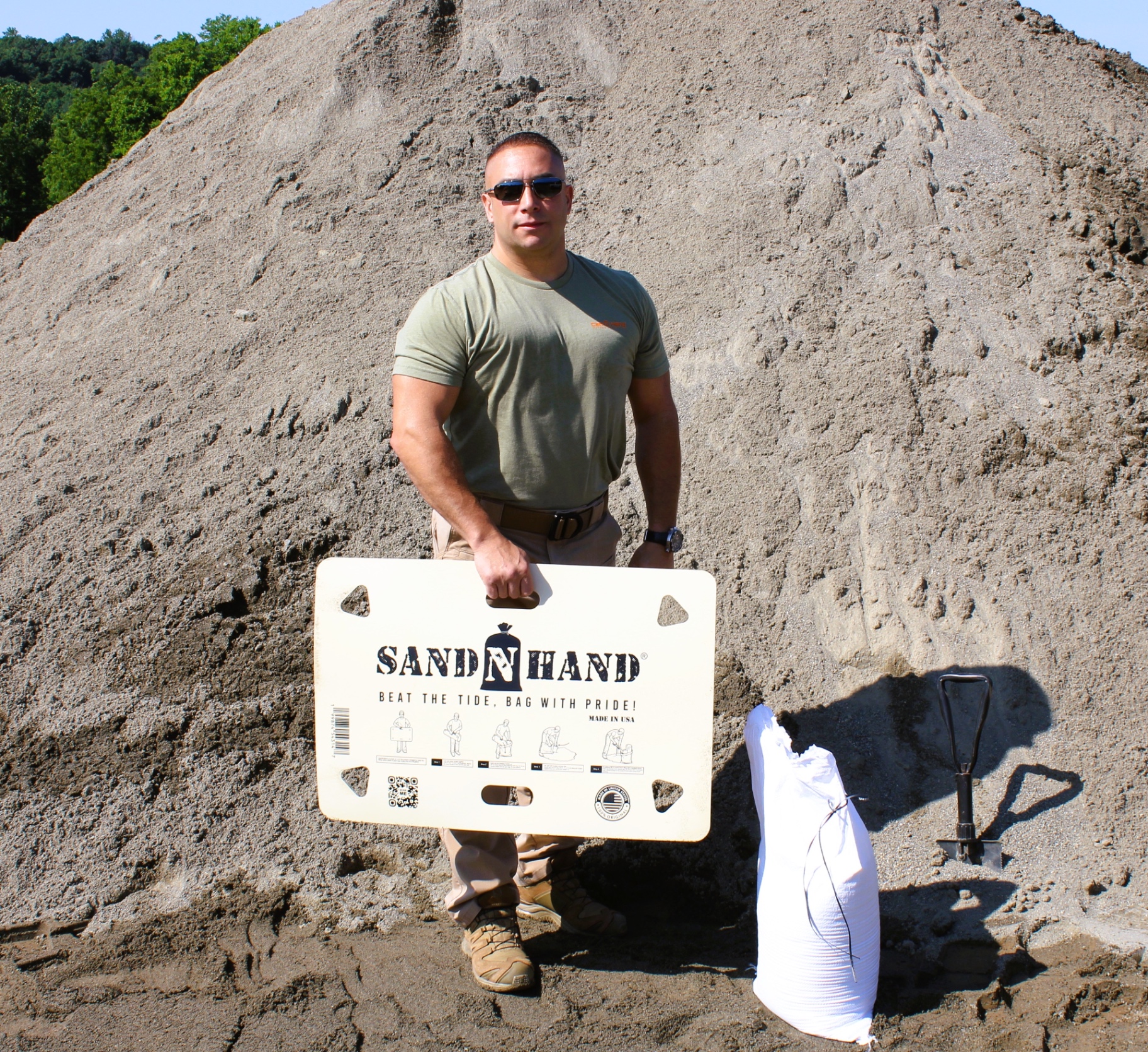 Sand-N-Hand — see the steps